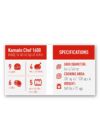 Kamado Chef 1600 Prestige Red Smooth (rozsadmentes acél)bemutatótermi darab!