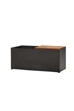 OFYR HERB GARDEN BENCH BLACK (KERTI PAD, FŰSZERNÖVÉNY TERMELÉSÉRE)